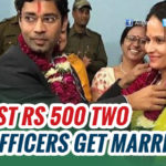 IAS couple sets example, spends just Rs 500 on wedding