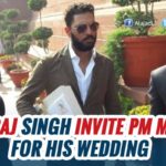 Yuvraj Singh in Parliament to invite PM Modi for his wedding
