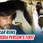 Shahrukh Khan Car Hits Media Person