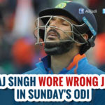 2nd ODI: Yuvraj wears wrong jersey against West Indies