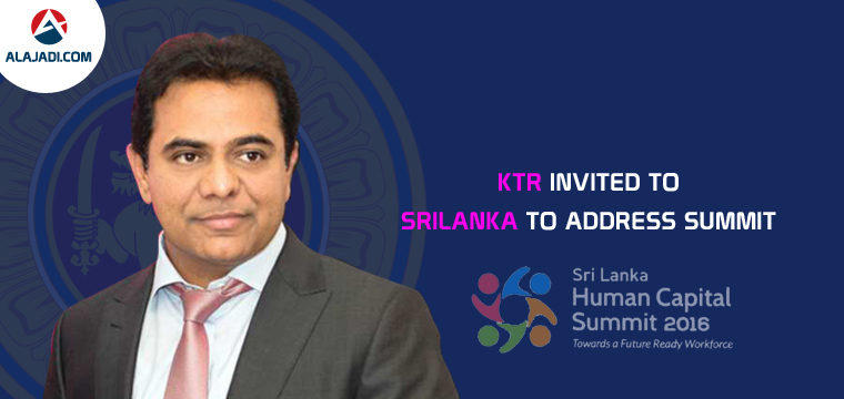 KTR Invited to Srilanka to address summit