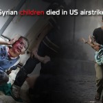 Syrian children died in US airstrike.