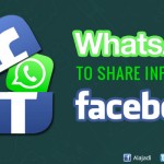 WhatsApp and Facebook to share information