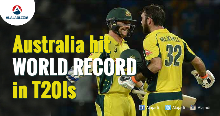 Australia hit world record in T20Is