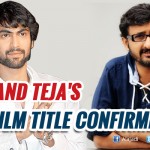 Title fixed for Rana – Teja’s Film ?