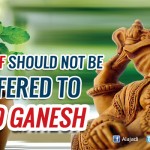 Why Tulsi is not offered to Ganesh?