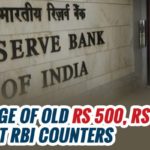 RBI counters to continue to accept old 500 and 1000notes