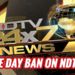 NDTV One day ban on Over Pathankot Reportage