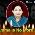 Tamil Nadu Chief Minister J Jayalalithaa is no more !