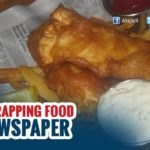 Wrapping food in newspaper a health hazard