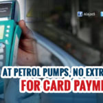 No extra charge for card use at petrol pumps