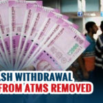 Reserve Bank Of India Lifts ATM Cash Withdrawal Limits