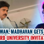 Harvard University invites Pawan Kalyan and Madhavan