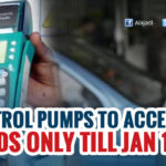 Petrol pumps defer decision not to accept cards till Jan 13