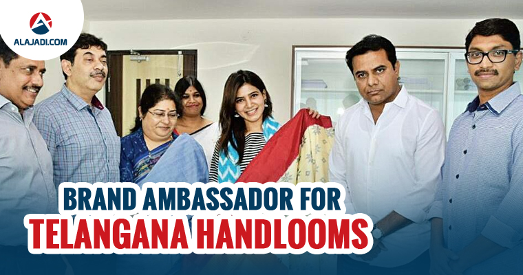 Brand Ambassador for Telangana handlooms