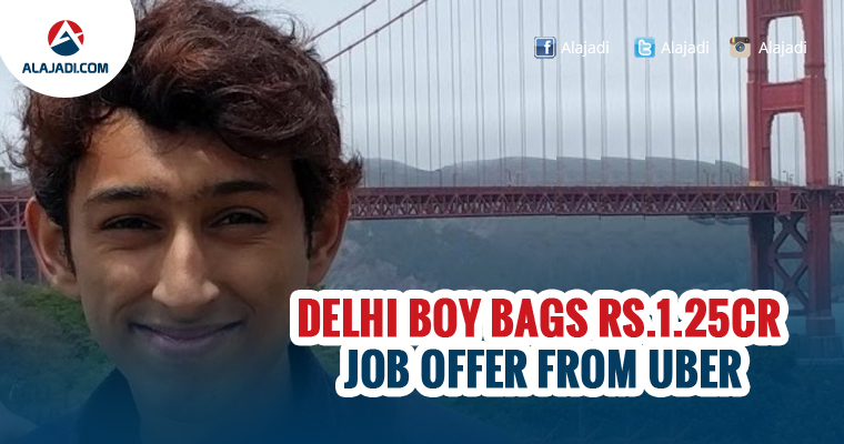 Delhi boy job offer from Uber