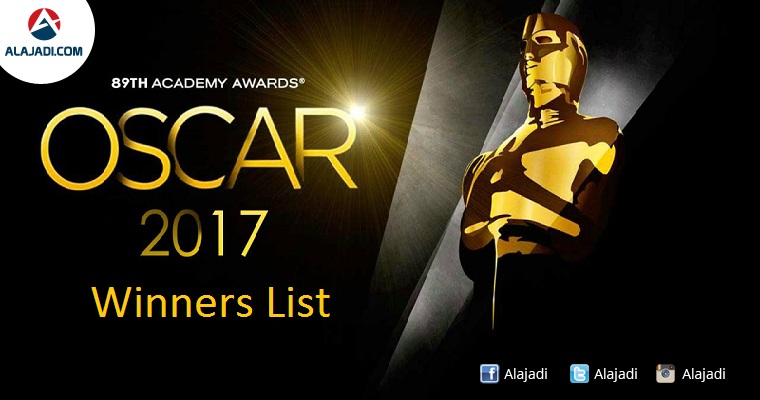 Oscar winner list 2017