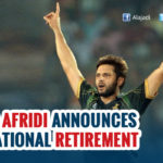 Shahid Afridi Retires From World Cricket