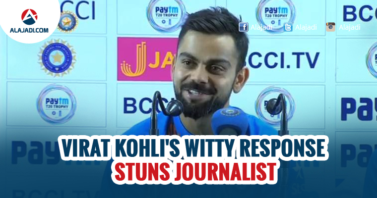 Virat Kohlis witty response stuns journalist
