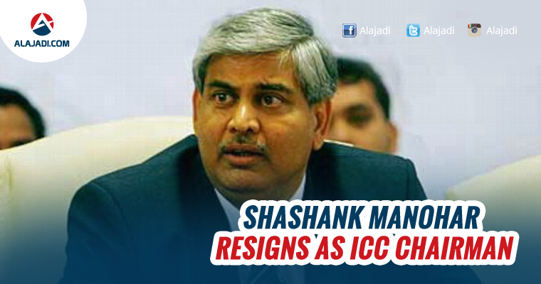 Shashank Manohar resigns as ICC Chairman
