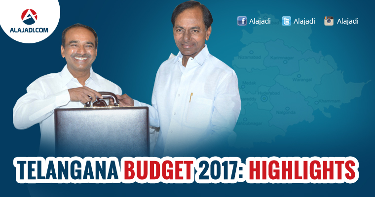 Telangana Budget 2017 Highlights