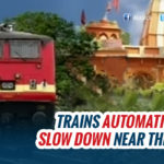Trains Automatically Slow Down While Crossing The Temple