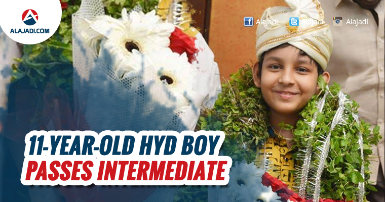11YearOld Hyd Boy passes Intermediate