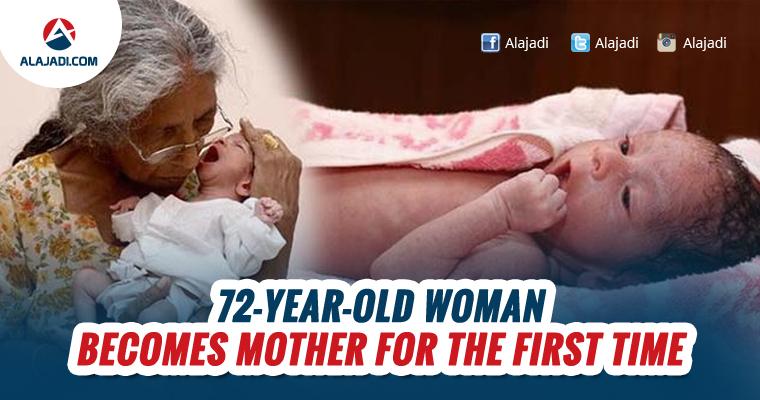 72-year-old woman becomes mother for the first time