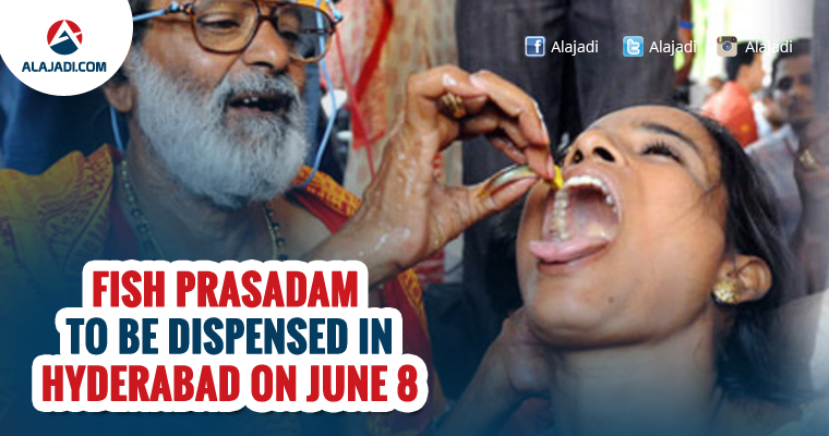 Fish prasadam to be dispensed in Hyderabad on June 8
