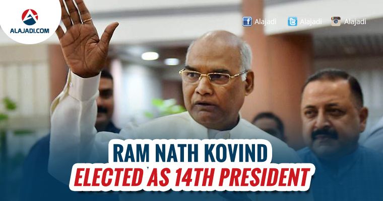 Ram Nath Kovind elected as 14th President