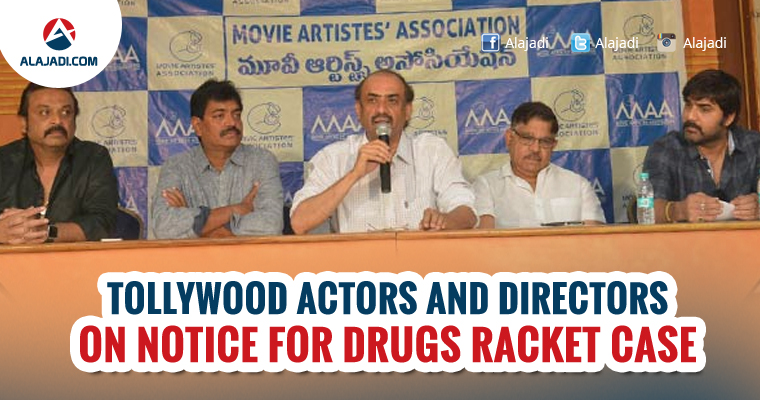 Tollywood actors and directors on notice for drugs racket case