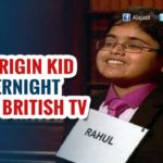 Indian Kid becomes Hero overnight on British TV